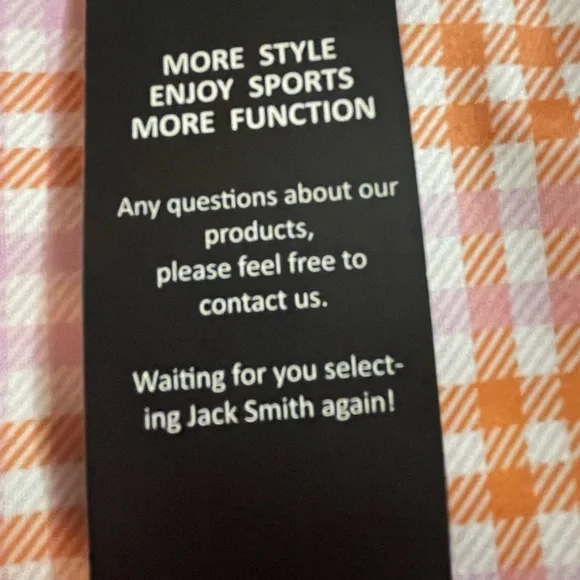 Jack Smith golf shirt, Size Large multi color with front zipper and long sleeves - Picture 5 of 9